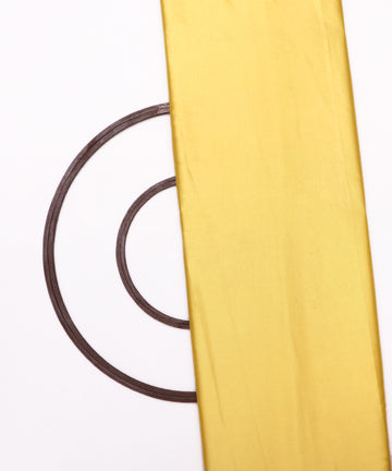 Light Yellow Colour  Plain Satin Fabric